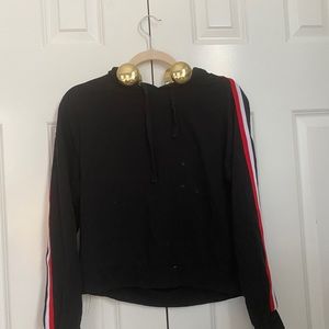 Black Sweatshirt with stripes